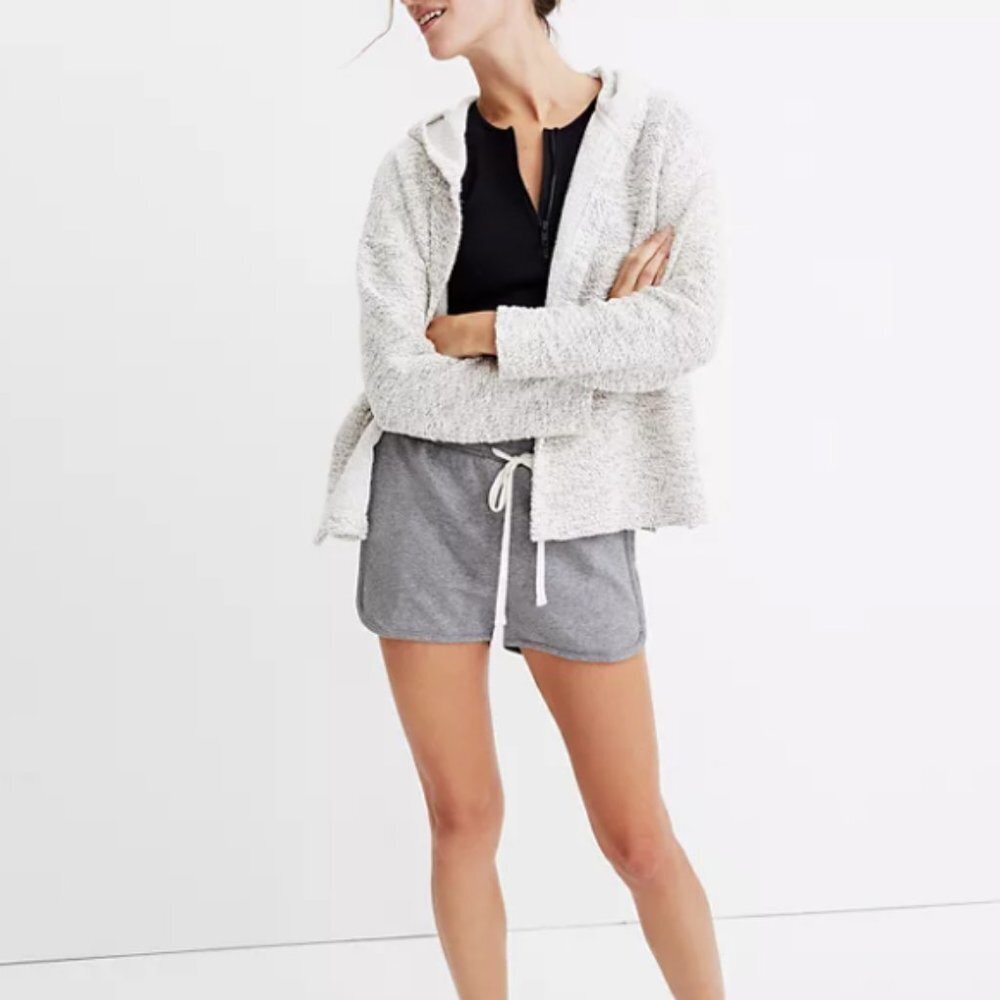 Madewell Women's Textural Hooded Open Jacket S